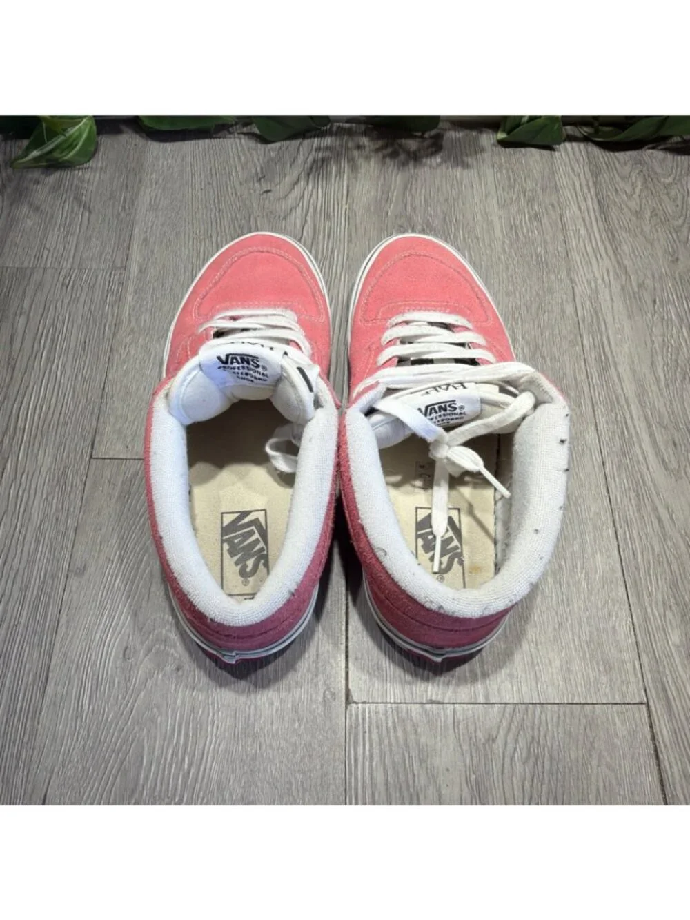 Vans Ultracush Mid Half Cab Suede Pink Men's Size 7 Women 8.5